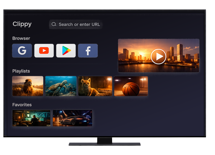 Referencia de Android TV en Clippy